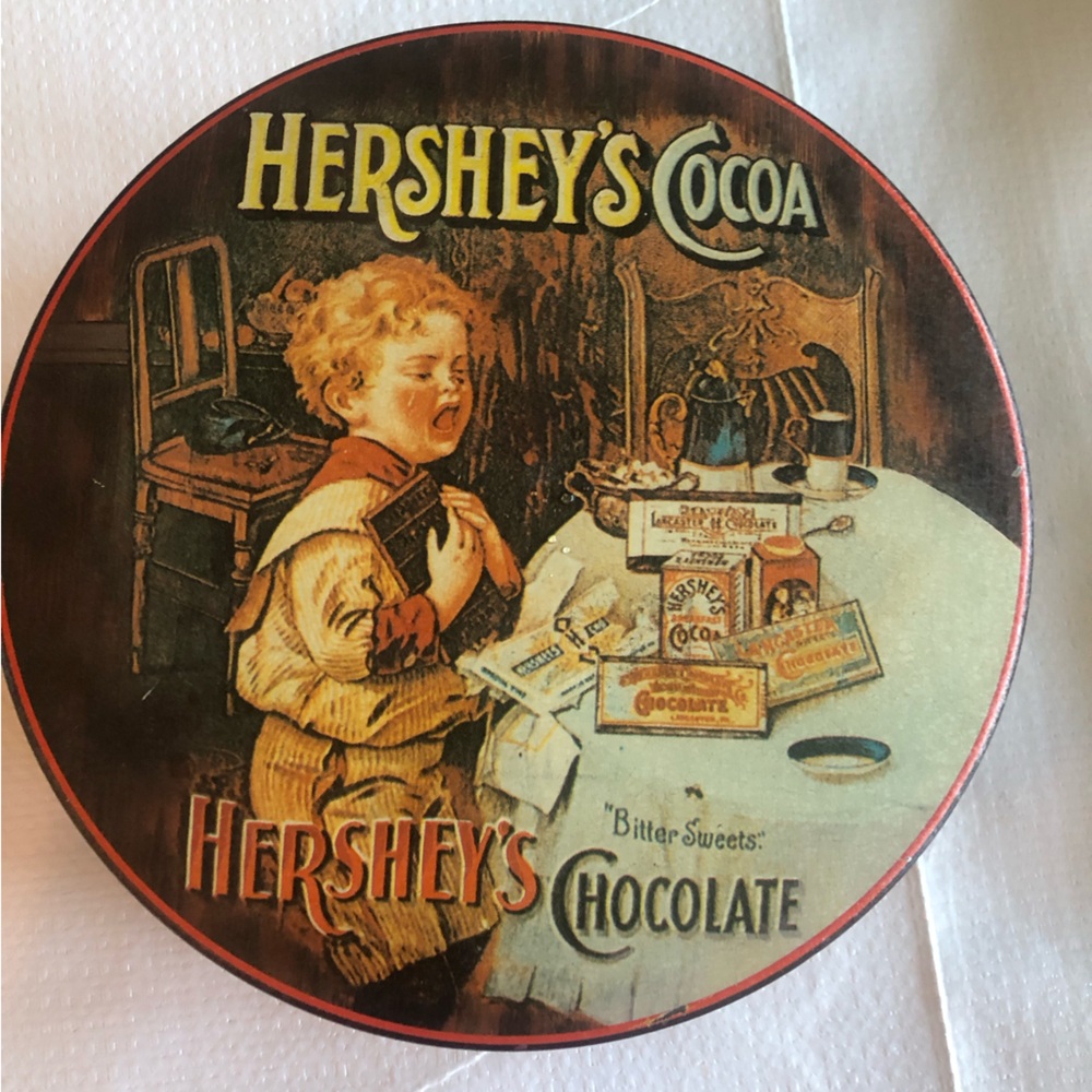 Vintage Hershey Cocoa Hershey's Bitter Sweets Chocolate Tin 1993